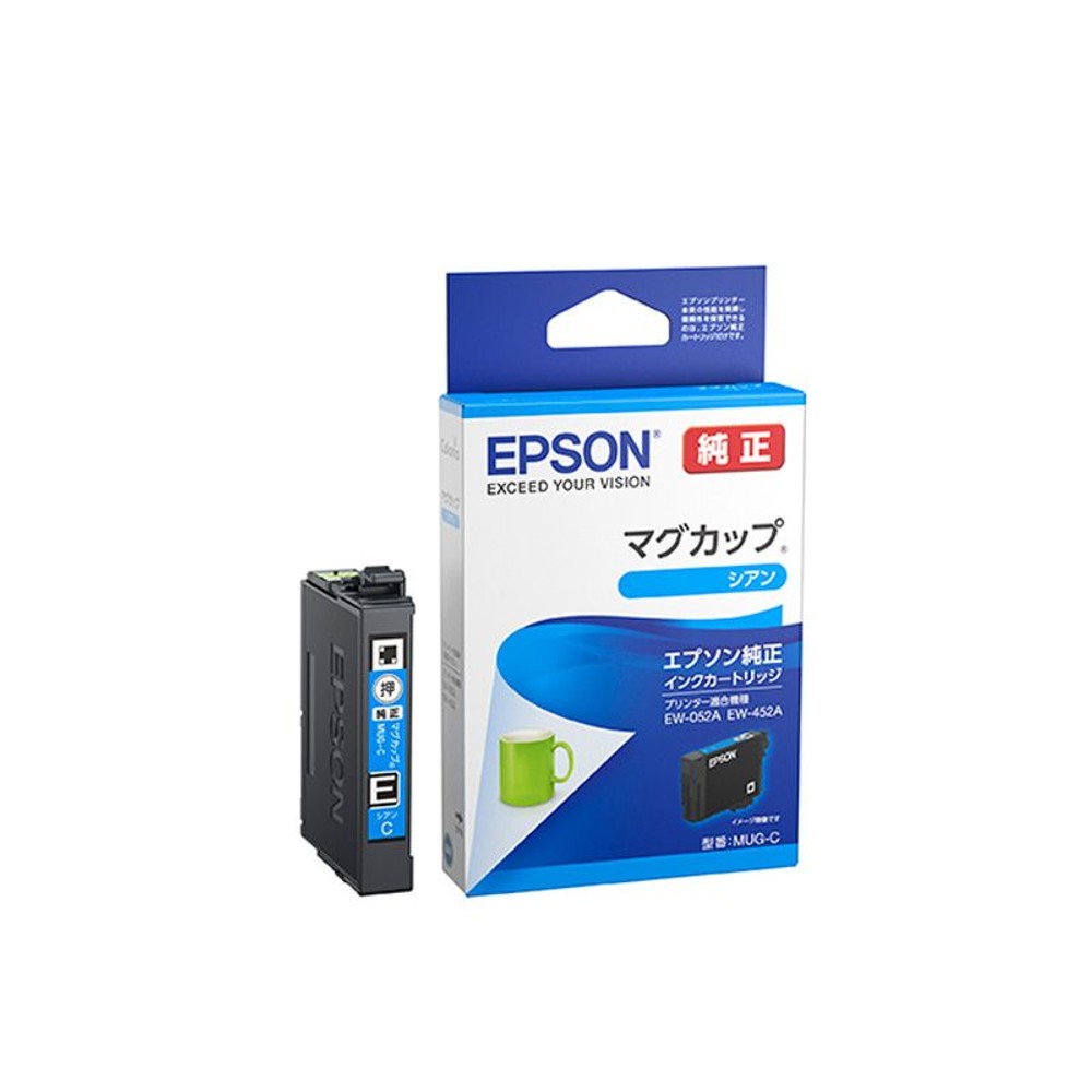 エプソン　インク　マグカップ　シアン　ＭＵＧーＣ純正, シアン, インクカートリッジ