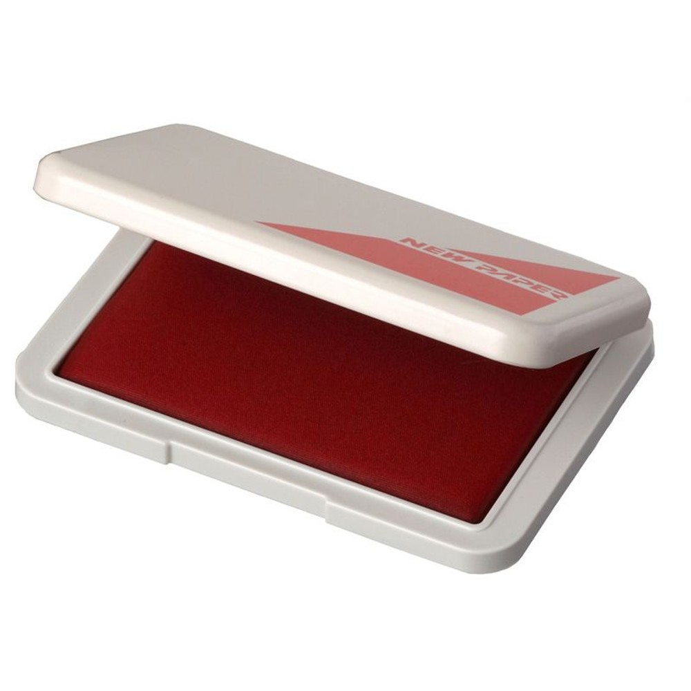 ＳＡ　ニューペーパースタンプ台　油性　中, 赤, 中形