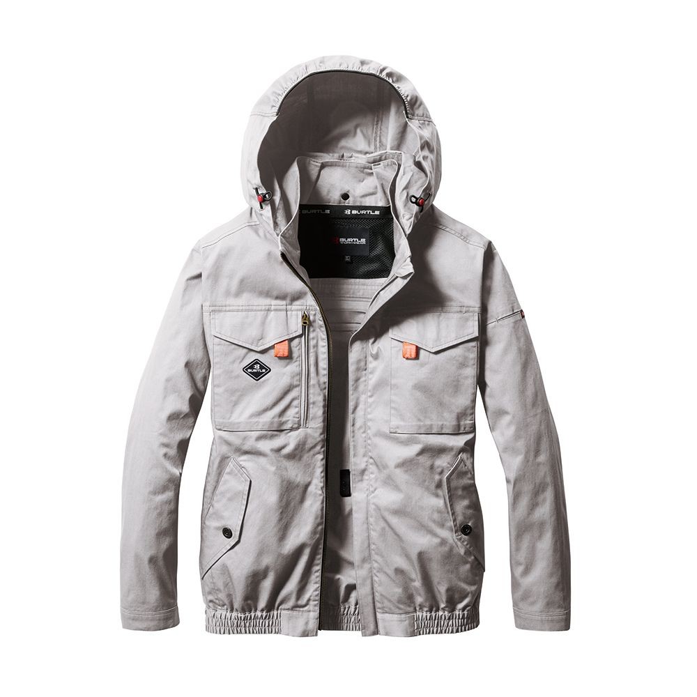 BURTLE AIRCRAFT バートル エアークラフト AC2041 シルバー, シルバー, Lサイズ