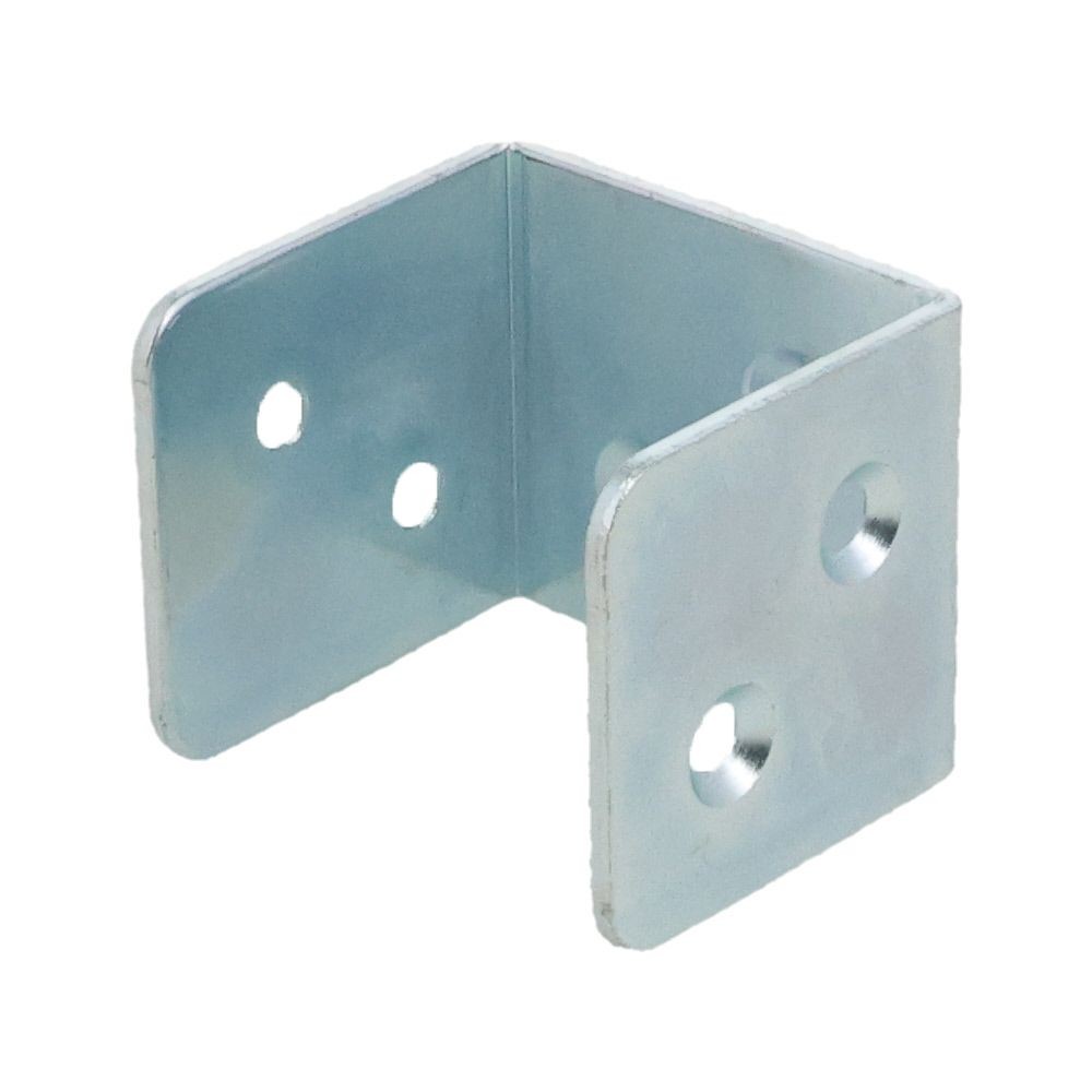 ２×４メッキ金具コの字型　３５×３７×４２, メッキ, コの字