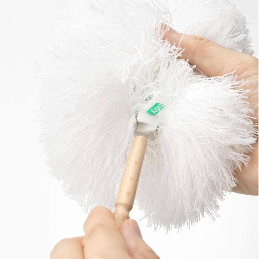 ティディ tidy コップハンディモップ スペアモップ糸, スペアモップ糸, 幅130mm&times;奥行210mm&times;高さ30mm