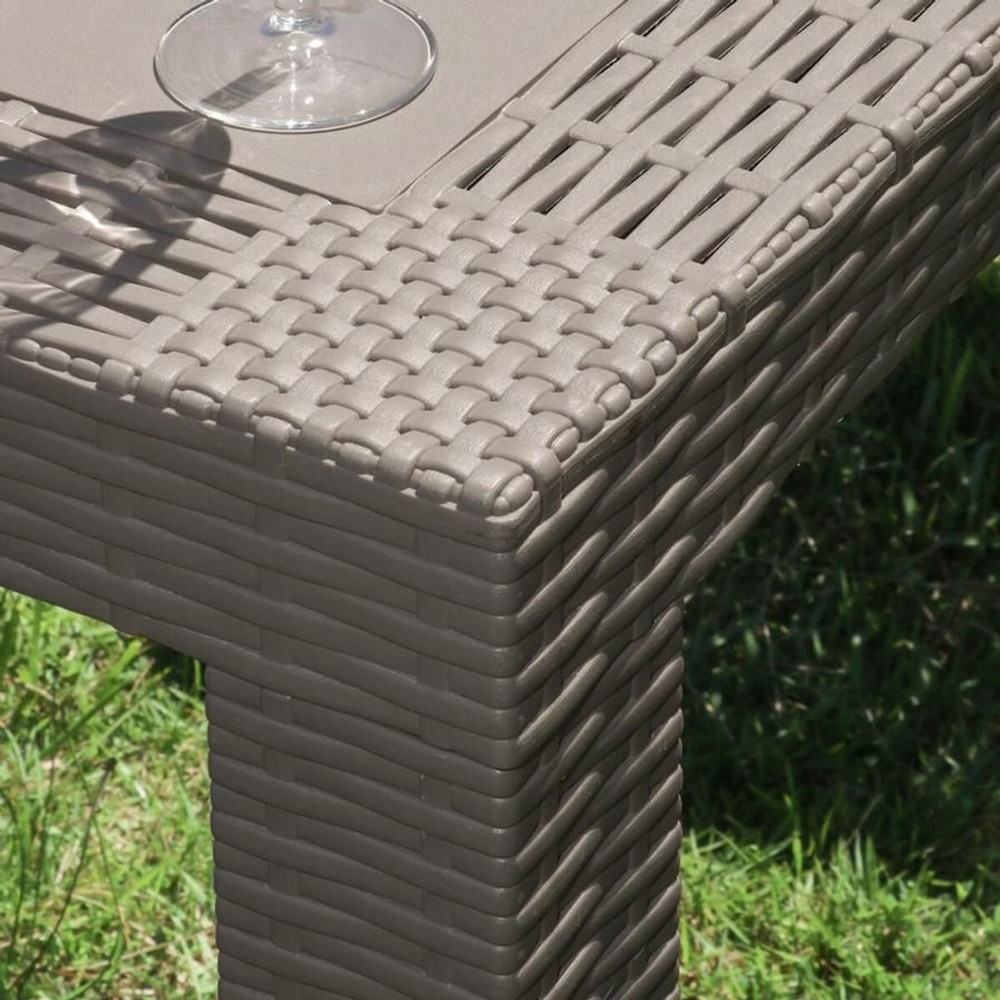 不二貿易  ステラ　テーブル　80角 【メーカー直送・代引不可】, グレー, 80cm角