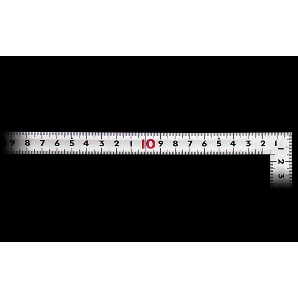 曲尺同厚 シルバー 50cm表裏同目 名作 JIS, シルバー, 50cm