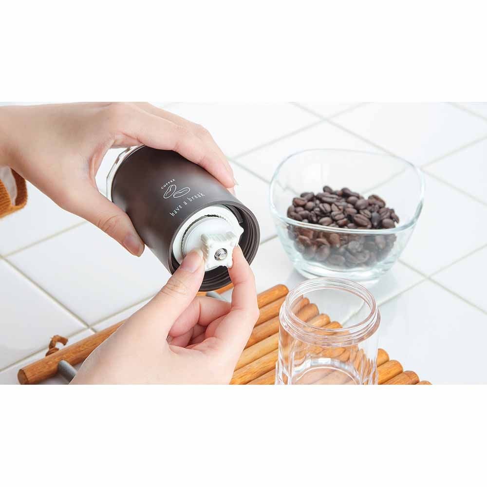 川崎 KAWASAKI セラミック コーヒーミル pure MI-015, ブラウン, pure