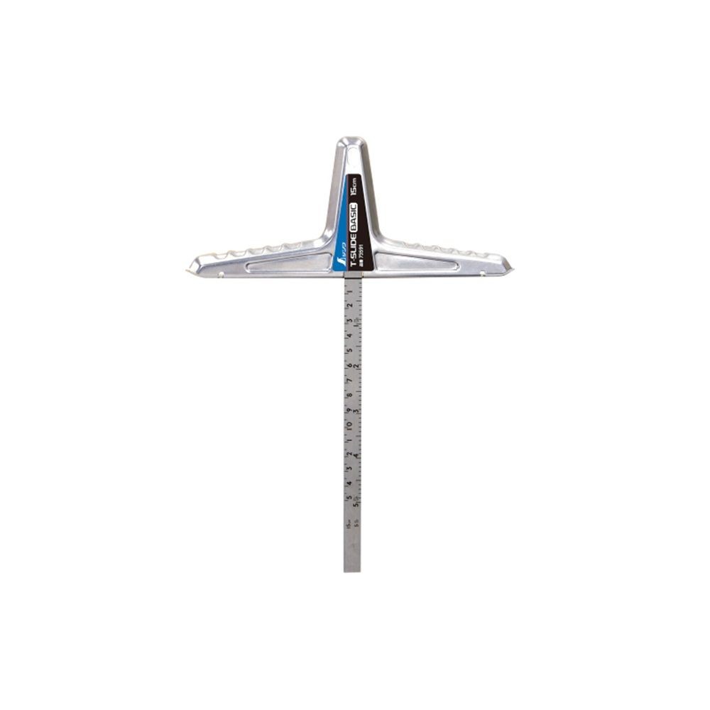 丸ノコガイド定規 Tスライド ベーシック 15cm 併用目盛, 73591, 15cm