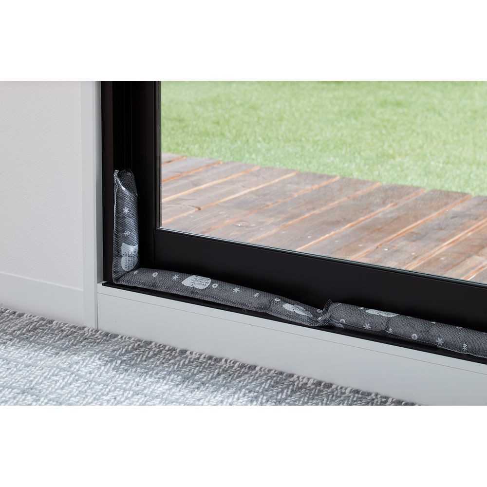 すきま風と結露防止クッション　ツリー, ツリー柄, 2本入