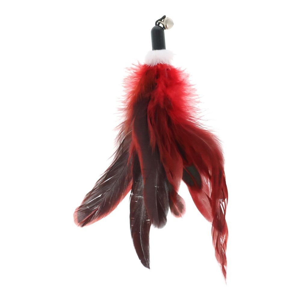 交換できる猫じゃらし　付替え　オンドリ, レッド, 付替