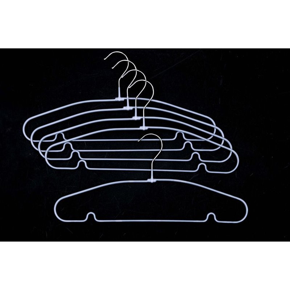 軽量アルミシャツハンガー40ｃｍ5本組, アルミ, 5本組