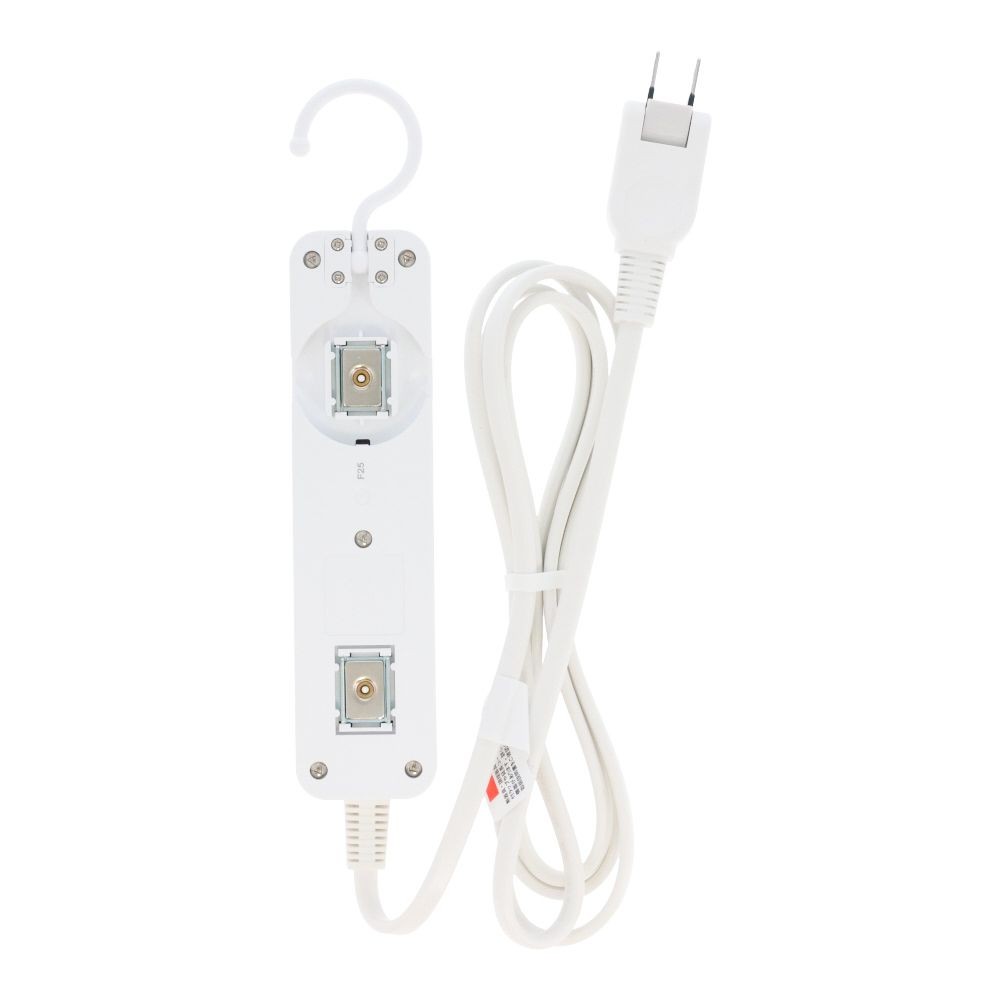 ウィザ WIZ'A フック付きマグネットタップ５個口 ２ｍ, ホワイト, 2.0m