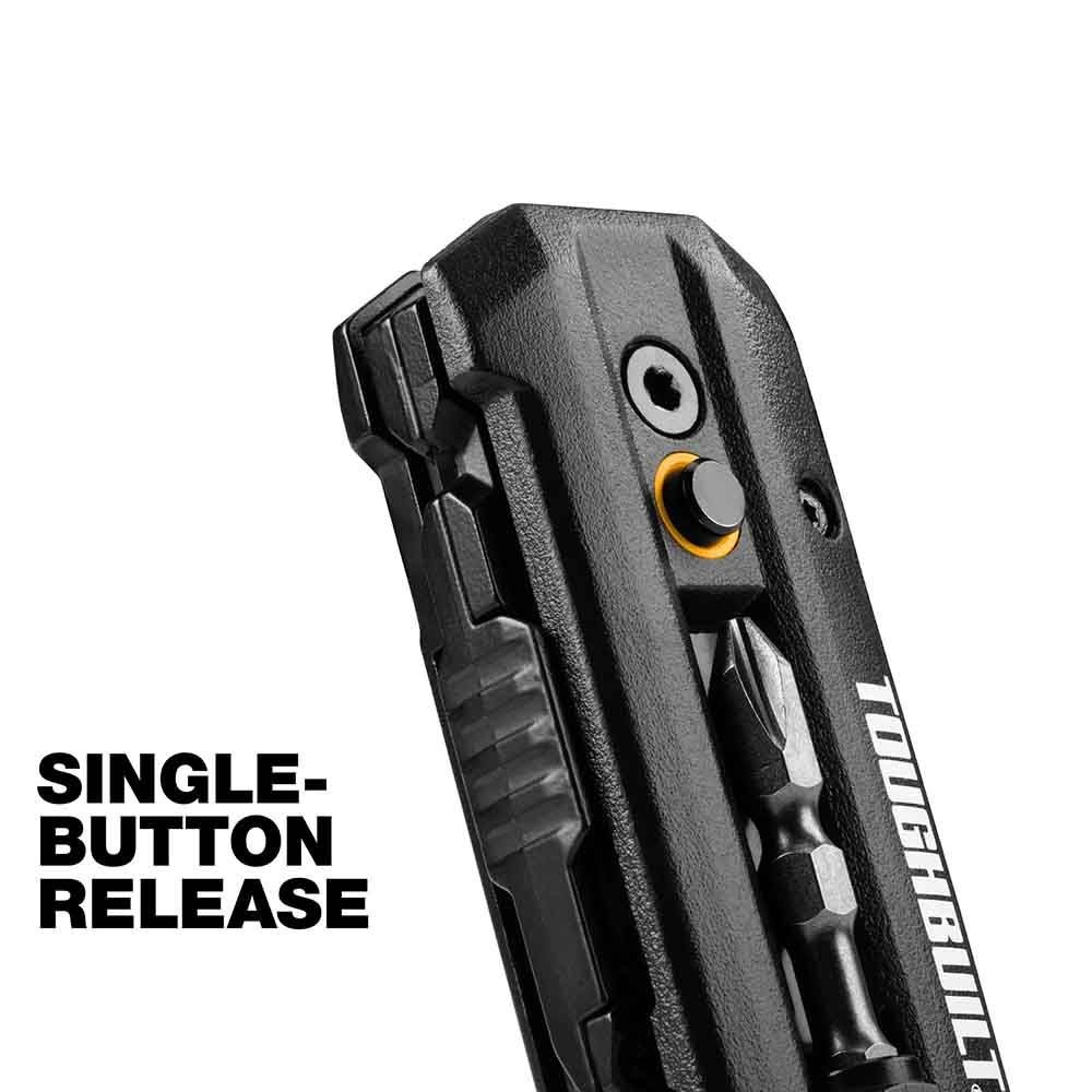 TOUGHBUILT（タフビルト）　5in1 電工用フォールディングユーティリティナイフ　TB-H4-12-IM , 黒, TB-H4-12-IM