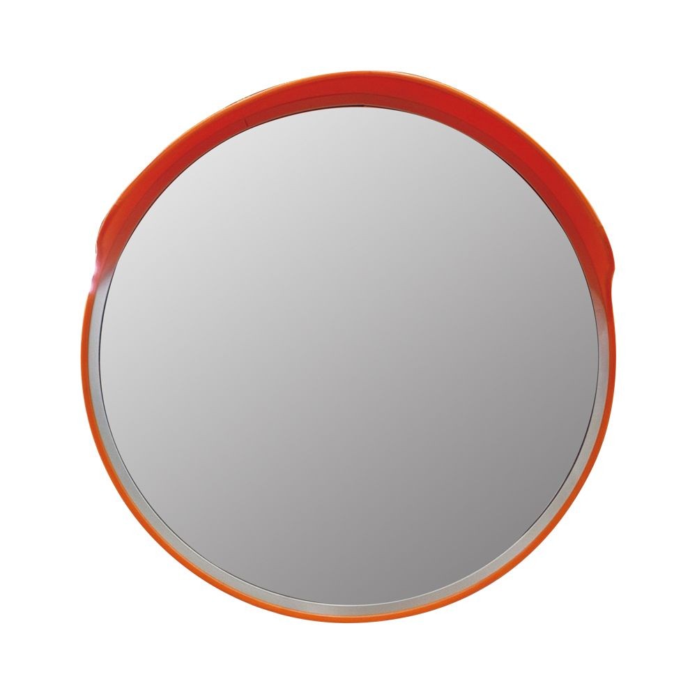 割れにくいカーブミラー４５０ミリ, オレンジ, 450mm