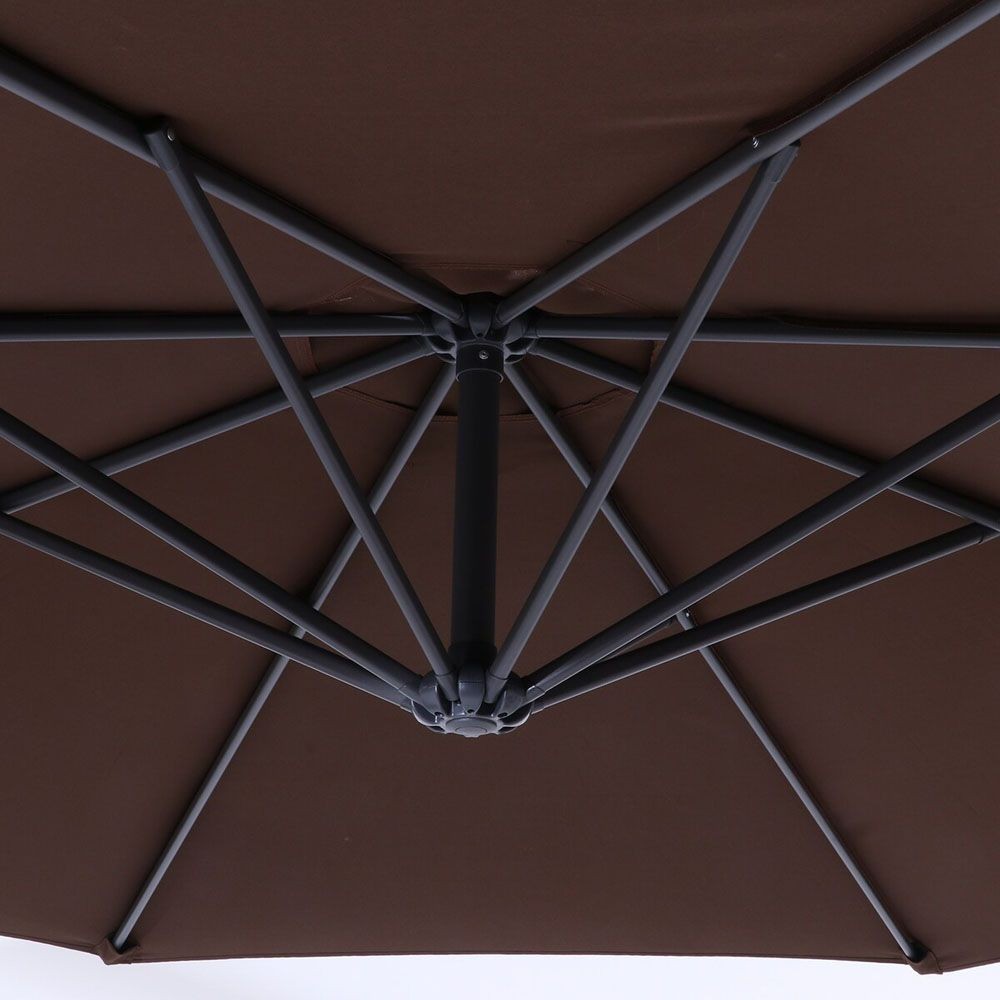 不二貿易  ハンギングパラソル2, アイボリー, 直径約3.0m