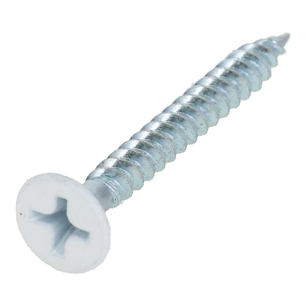 若井産業（WAKAI）　軽天一発ビス　ラッパ白　（Ｄ７）３．０&times;３２ｍｍ, 白, 1000本入り