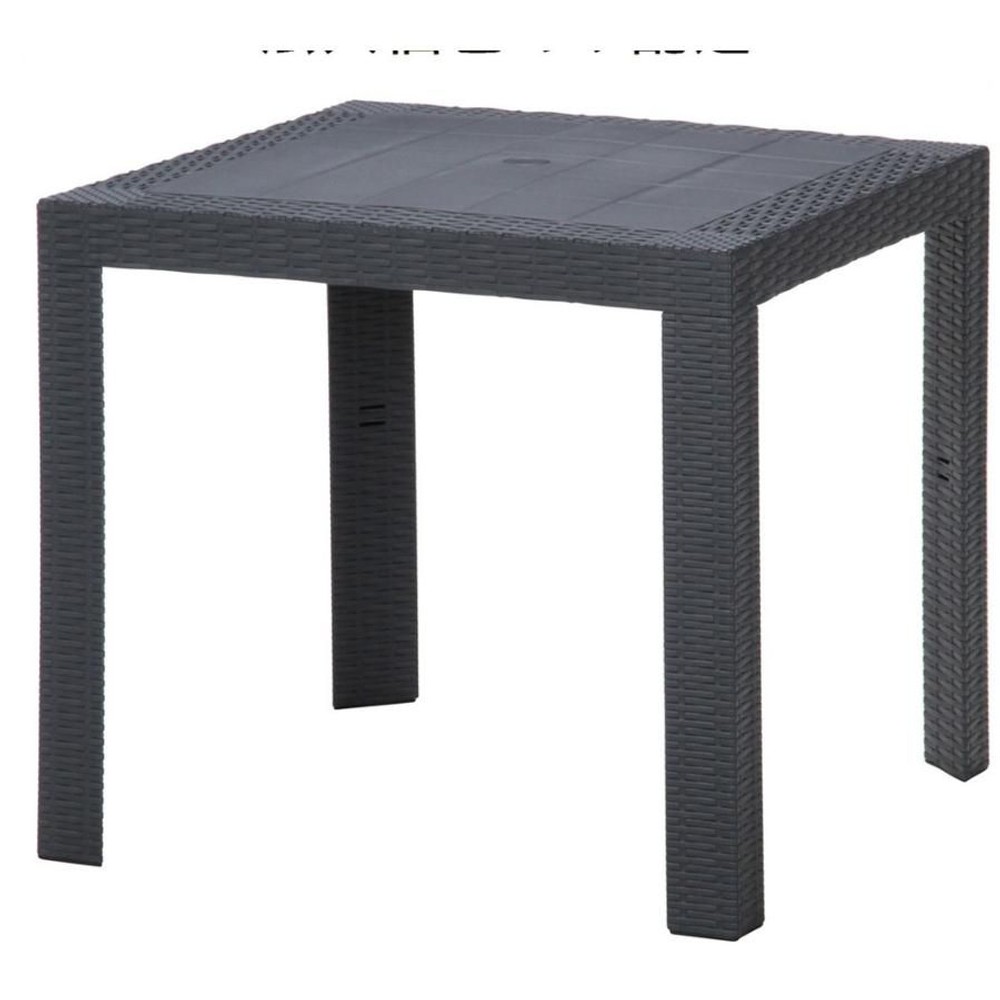 不二貿易  ステラ　テーブル　80角 【メーカー直送・代引不可】, ブラック, 80cm角