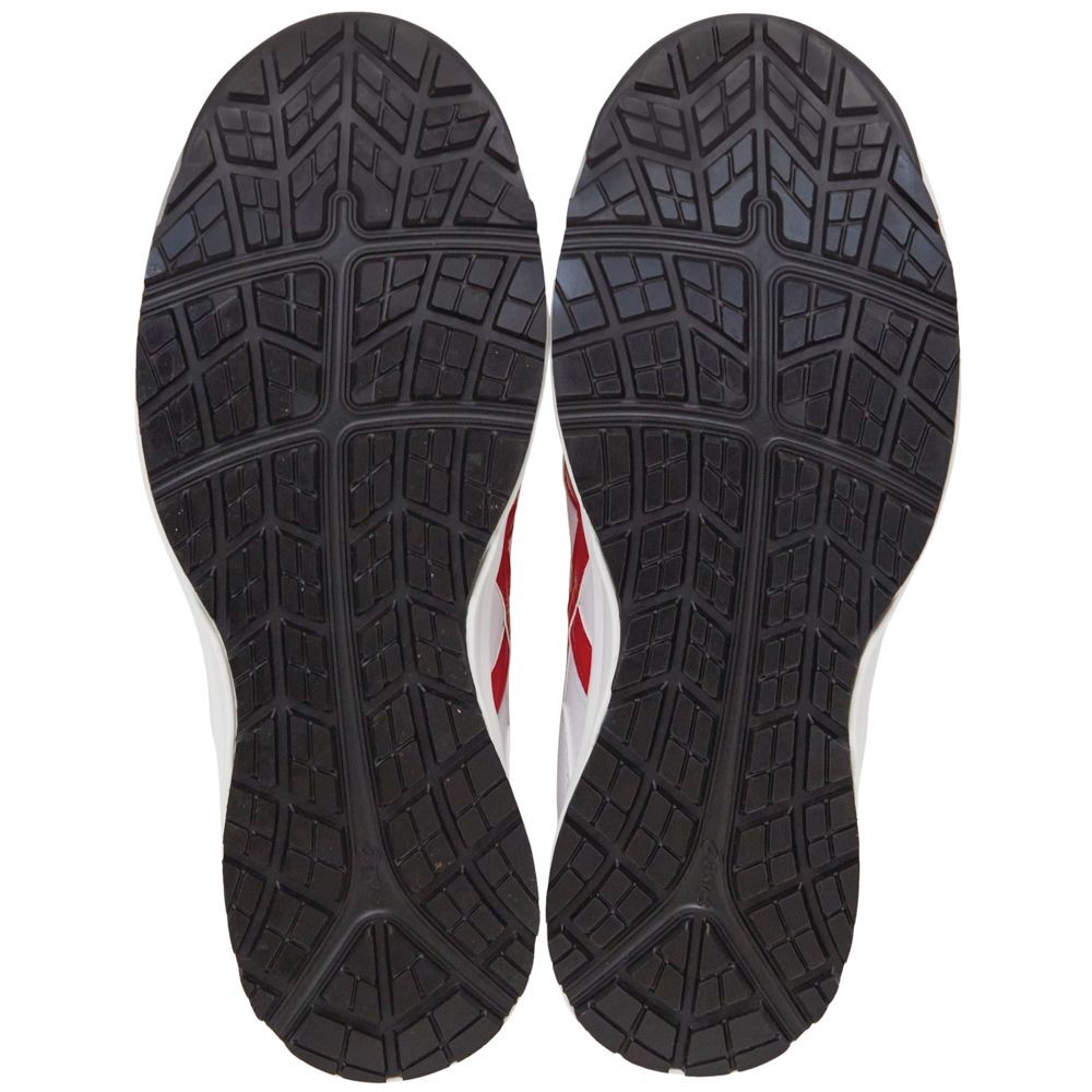 アシックス（ASICS） ウィンジョブCP301 ホワイト&times;クラシックレッド, ホワイト&times;クラシックレッド, 25.5cm