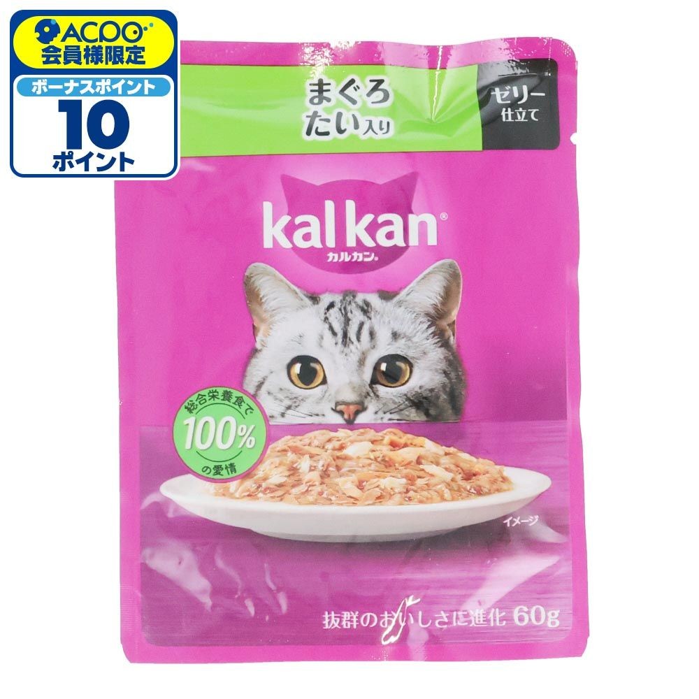 カルカンパウチ　まぐろ　たい入り, まぐろ　たい入り, 60g