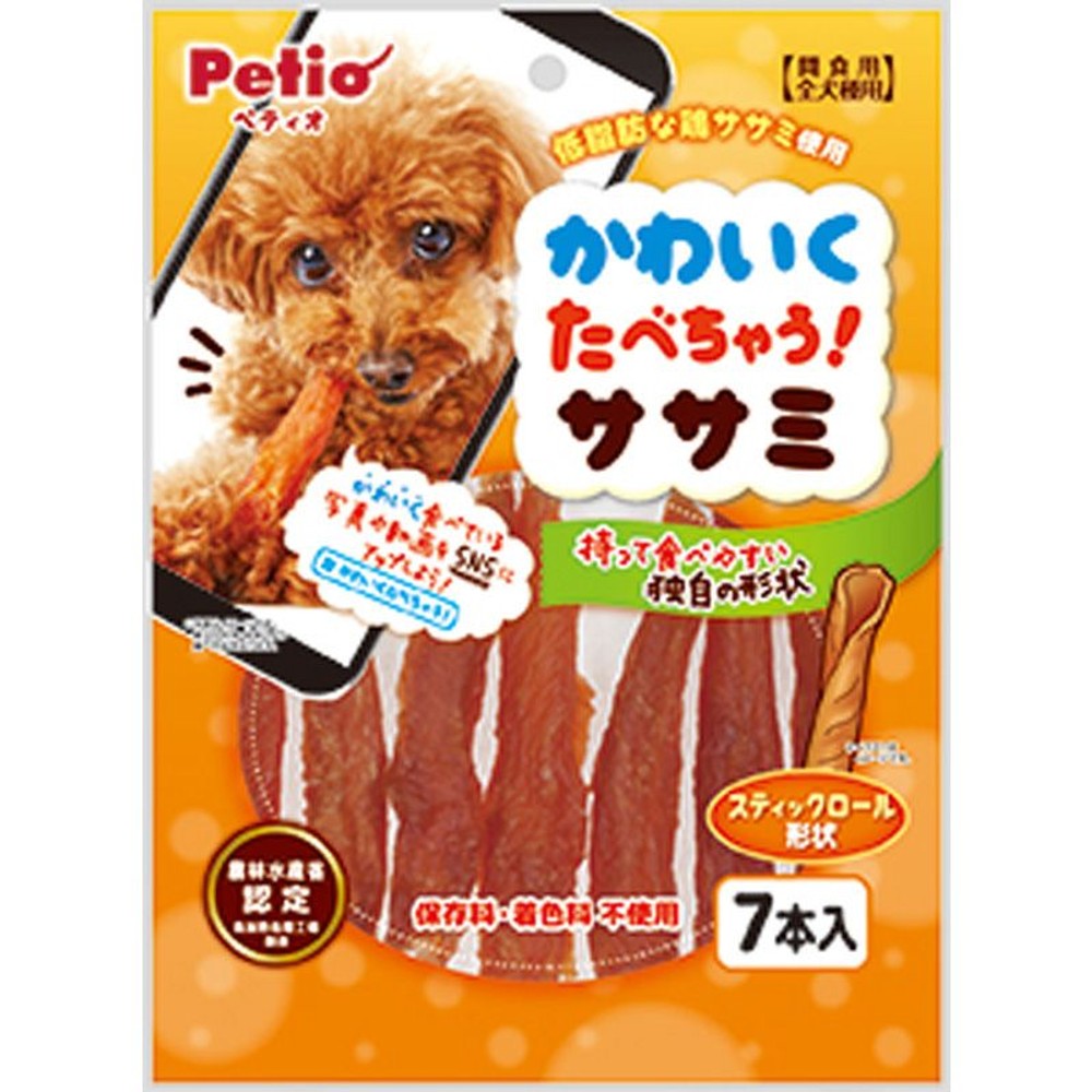 ペティオ　かわいくたべちゃうササミ　7本, その他カラー１, その他サイズ１
