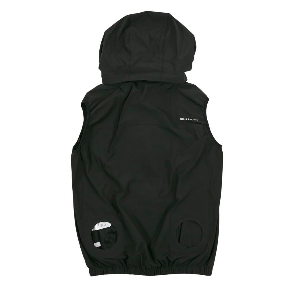 【2025年モデル】ウイザ WIZ'A 空調ウェアＰＲＯ　ベスト　ブラック, ブラック, 4Lサイズ