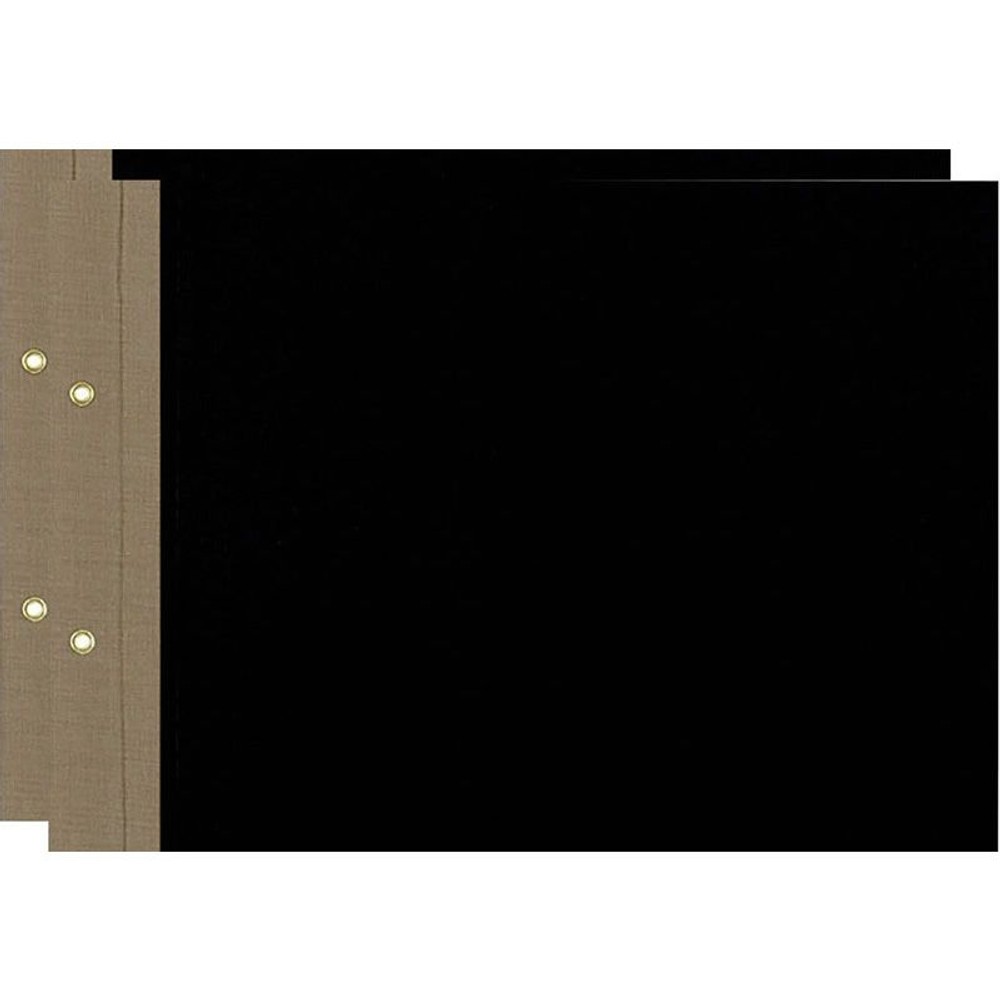 コクヨ　綴込表紙A　2穴　A4横　1枚, 黒, A4横