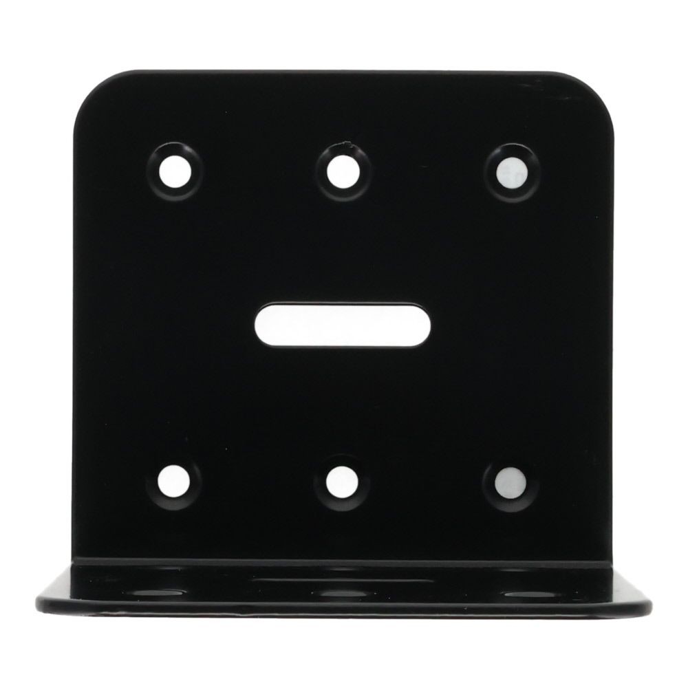 ２&times;４金具　Ｌ型タイプ　８０&times;７５&times;７５, 黒, L型