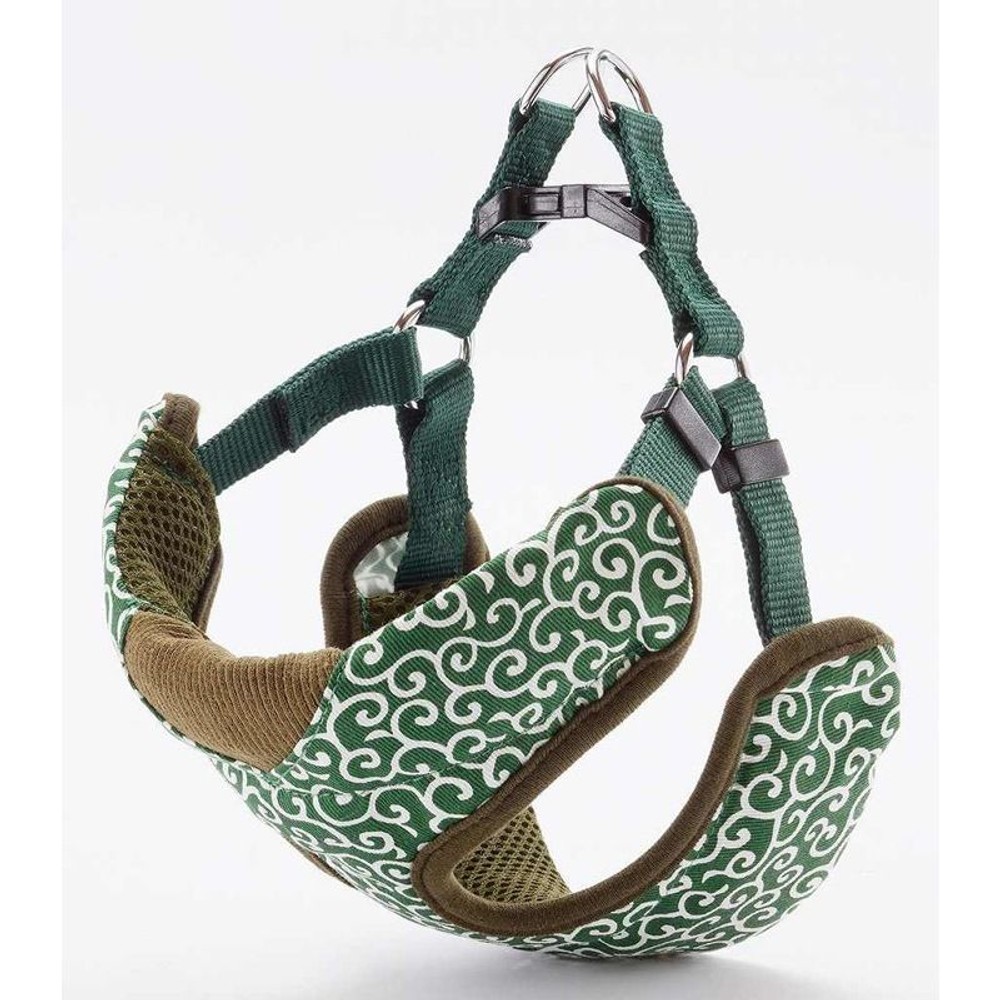 ペティオ　犬雅　唐草ベストハーネス, レッド, SSサイズ