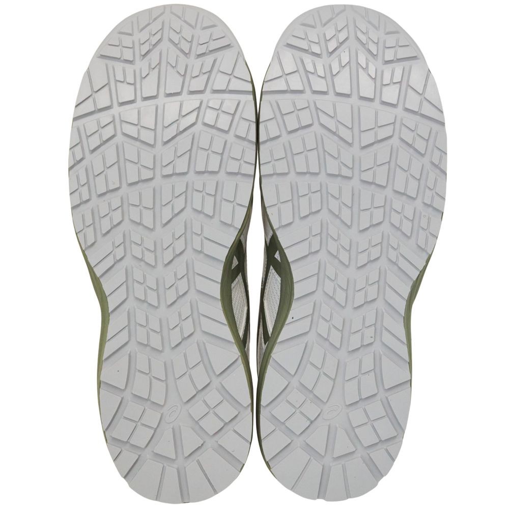 アシックス（ASICS） ウィンジョブCP216 ホワイト&times;ライケングリーン, ホワイト&times;ライケングリーン, 25.5cm