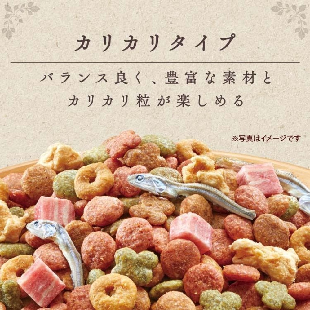 ユニチャーム　グラン・デリ カリカリ仕立て 13歳以上用 栄養バランスセレクト 1.55ｋｇ, 総合栄養食, 1.55kg