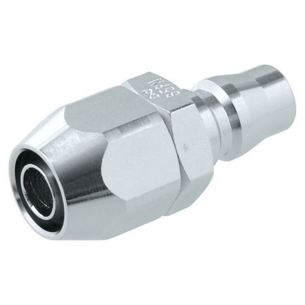 日東工器 ナットカプラ プラグ 85PN, シルバー, 85PN