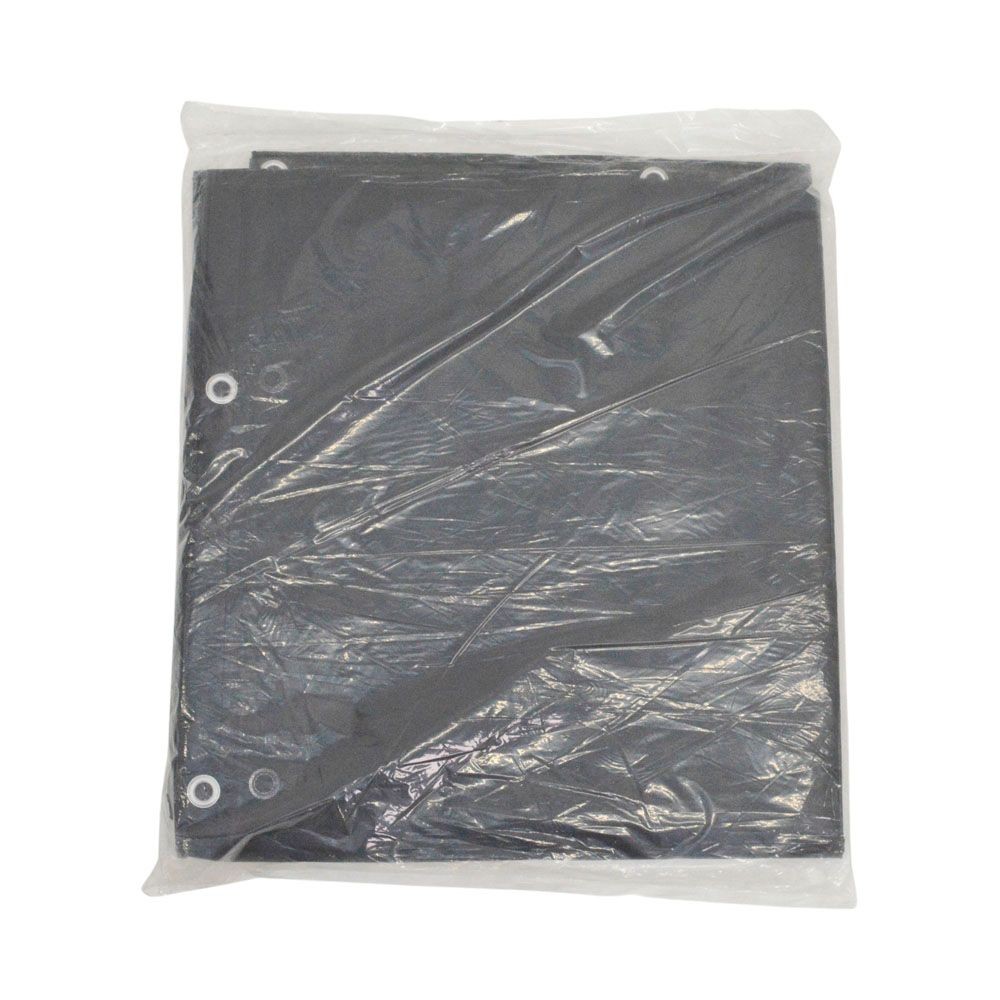 防炎メッシュシート　（約）３．６&times;５．４ｍ　ブラック, ブラック, 3.6&times;5.4m