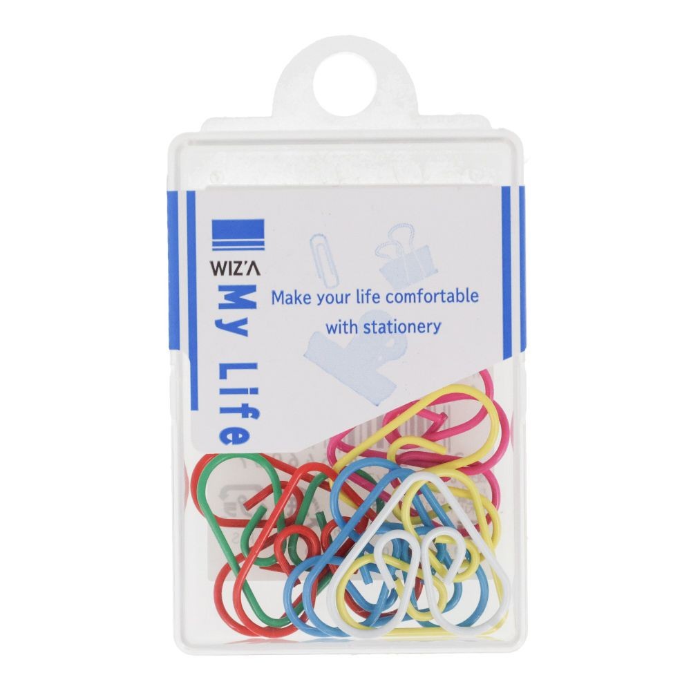 ウイザ WIZ'Aカラーゼムクリップジャンボ 14本入, アソート, 14本入