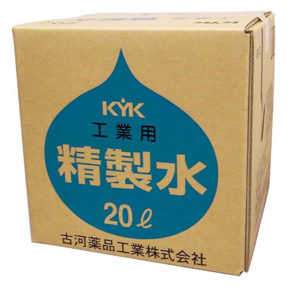 ＫＹＫ　バッテリー補充液　精製水　20Ｌ, 精製水(100%), 20L