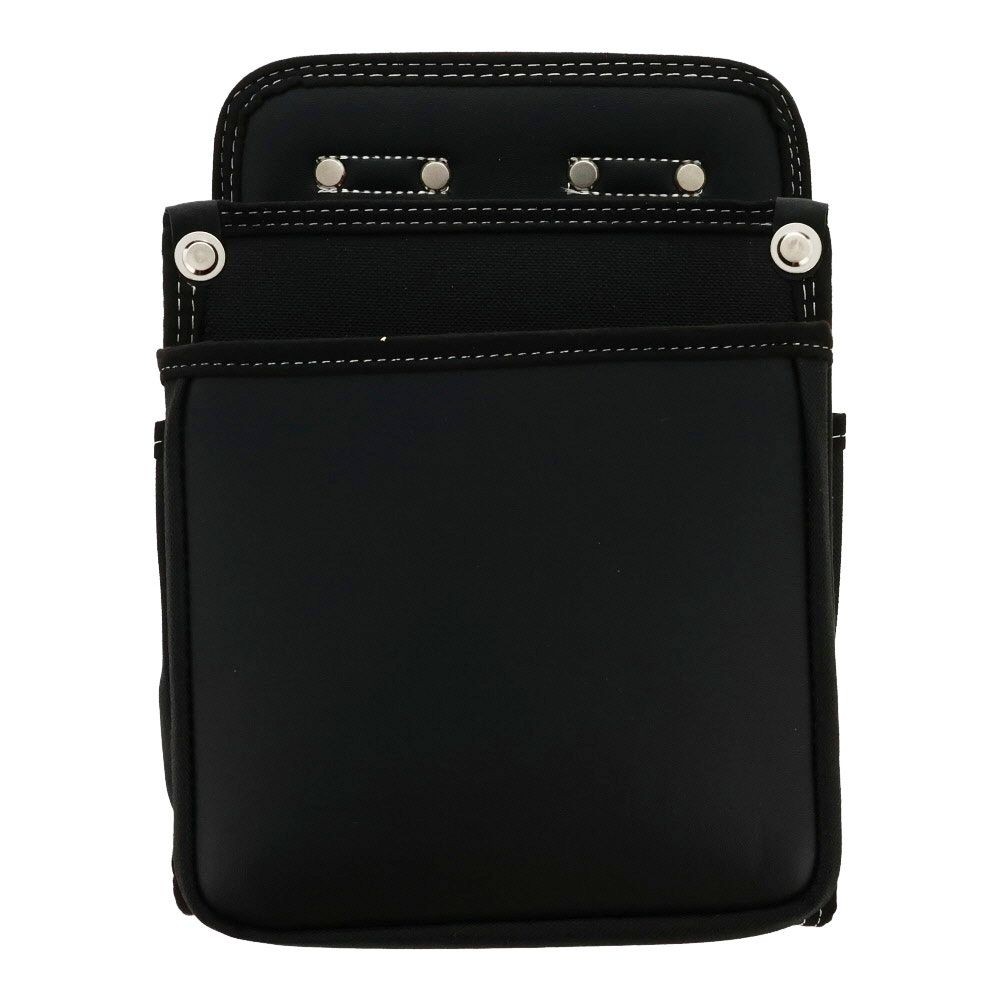 職人作　電工袋２段, 黒, 2段