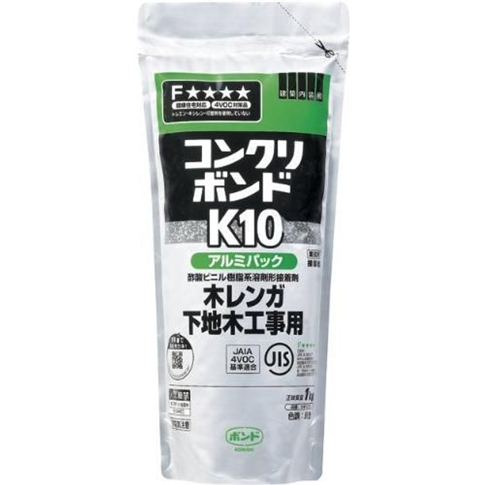 コニシ コンクリボンドK10 1kg(アルミパック) , 灰色, 1.0kg