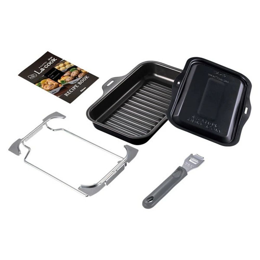 パロマ  ラ・クックグランセット PGDL-50, ブラック, 幅310mm&times;奥行240mm&times;高さ50mm