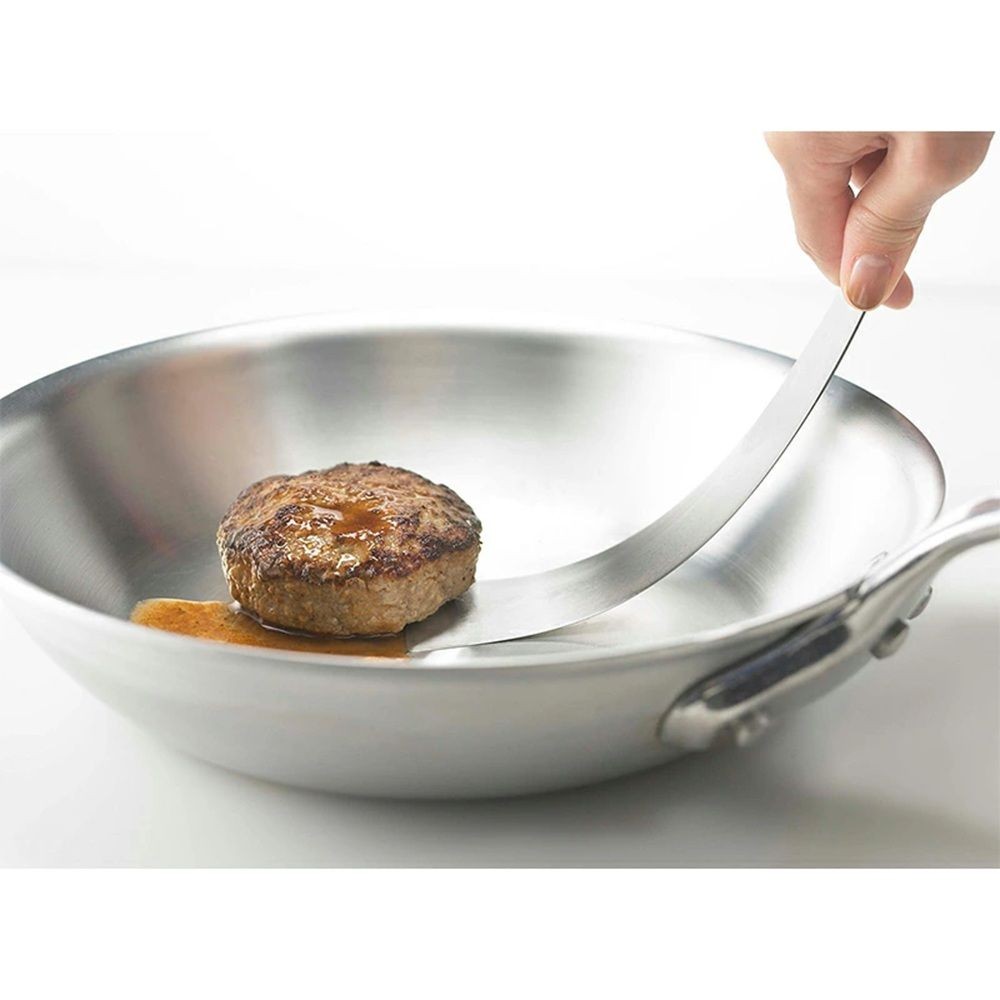 ヨシカワ EAトCO トル スパチュラ Tolu spatula, ステンレス, 幅45mm&times;奥行240mm&times;高さ15mm