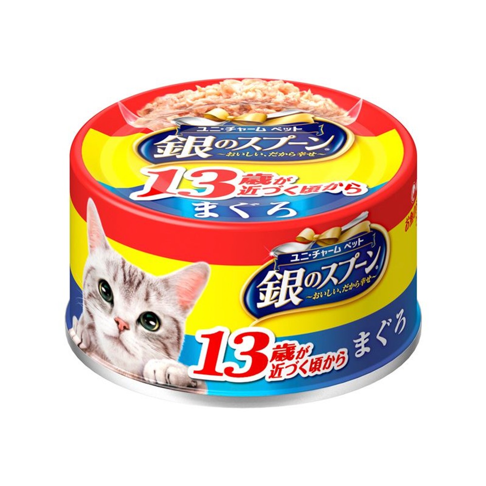 銀スプーン缶13歳以上用まぐろ　70ｇ, 13歳以上まぐろ, 70g