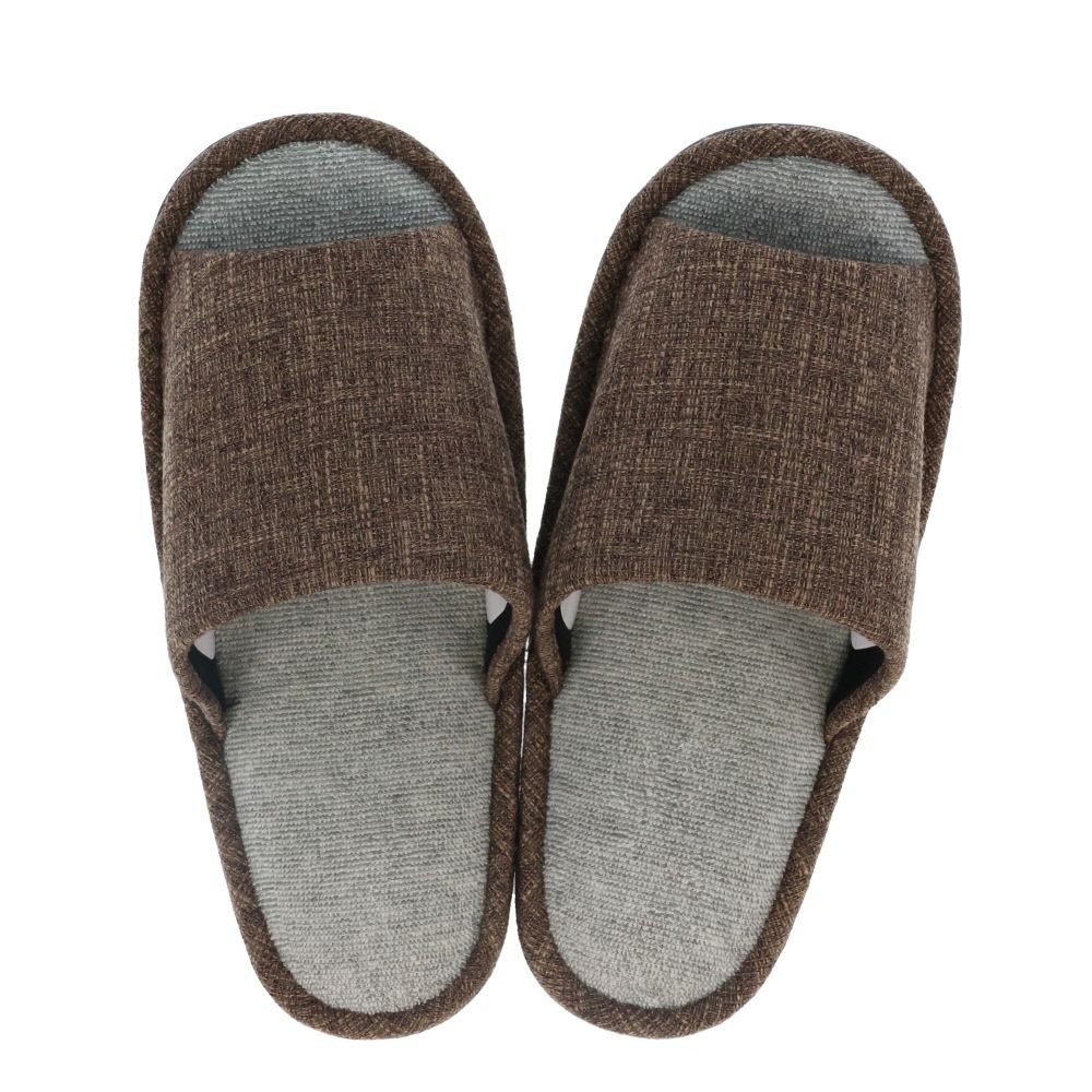 クリンデイズ　消臭　スリッパ　無地　Ｌ, ブラウン, Lサイズ