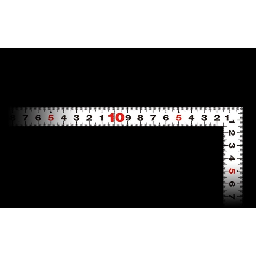 曲尺平ぴた ホワイト 30cm表裏同目, ホワイト, 30cm
