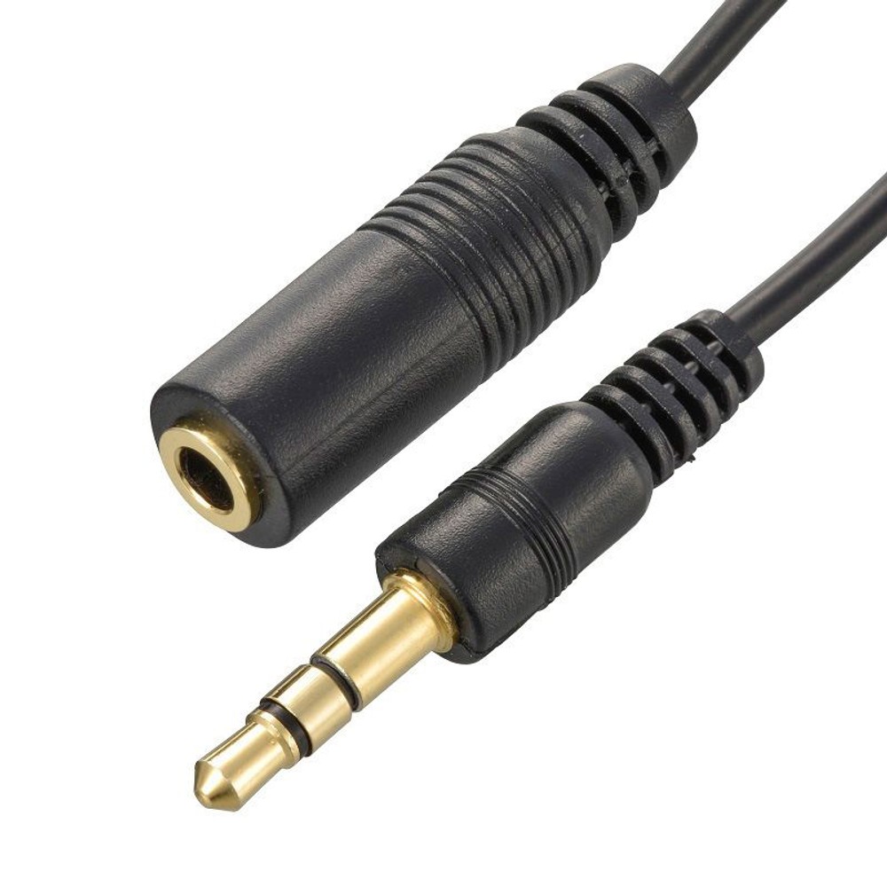 ＯＨＭ　オーディオ延長コード3ｍ　ＡＵＤーＣ230Ｎ, 黒, コード長：3m