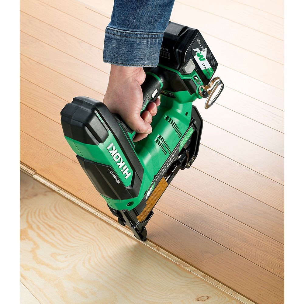 ハイコーキ　HIKOKI ３６Ｖフロアタッカ（蓄電池１個、充電器付き） N3604DM (XPZ), グリーン, N3604DM (XPZ)