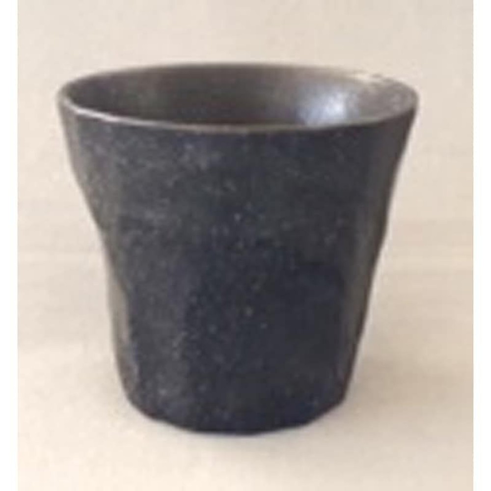 焼酎カップ　手折り　天正黒, その他カラー１, その他サイズ１