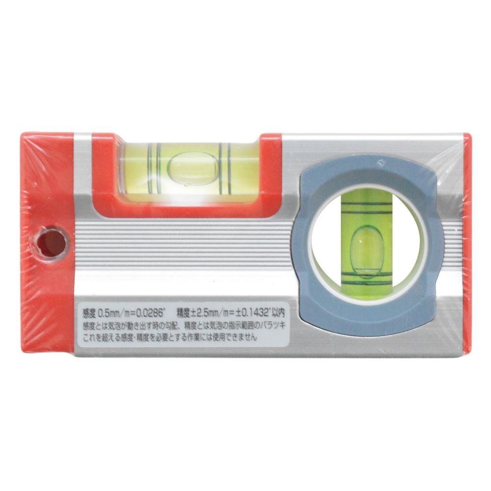 ＡＲＣ　アルミ水平器　１００ｍｍ　マグネット付, アルミ, 100mm