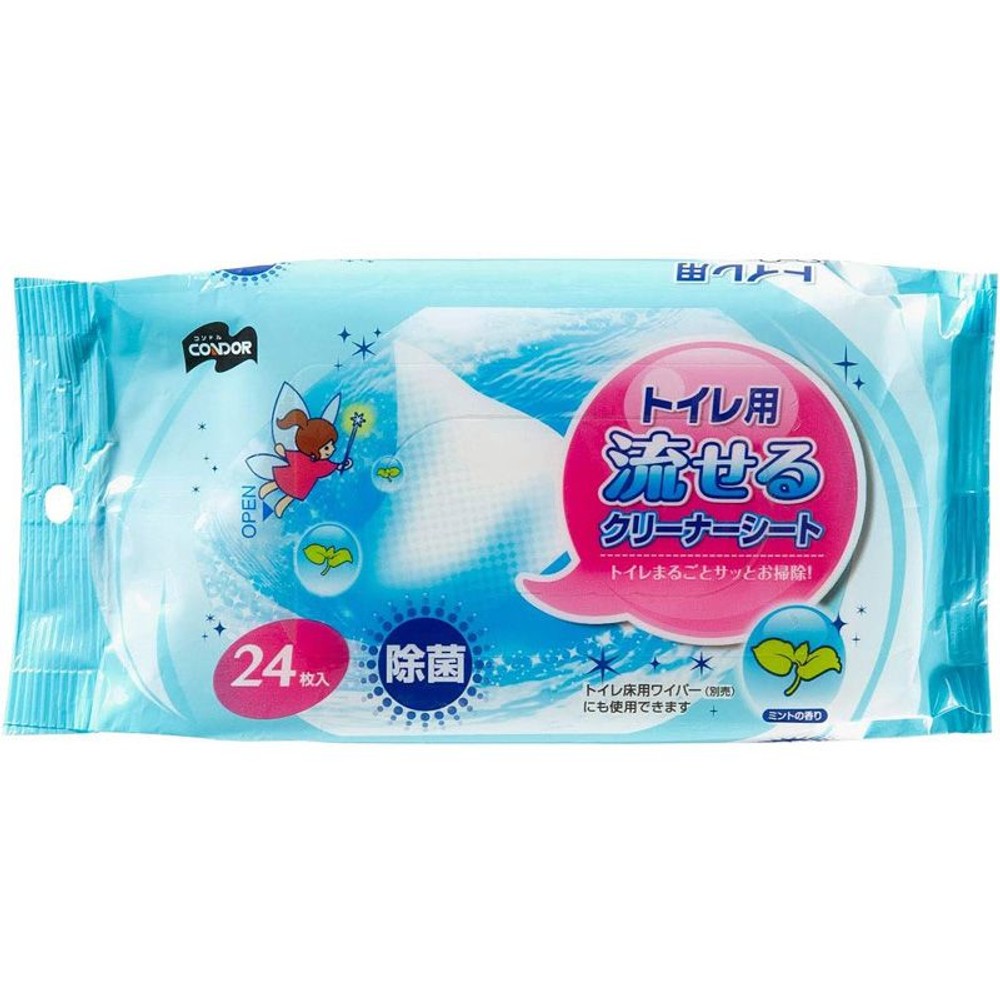 山崎産業トイレ用流せるクリーナーシート, その他カラー１, その他サイズ１
