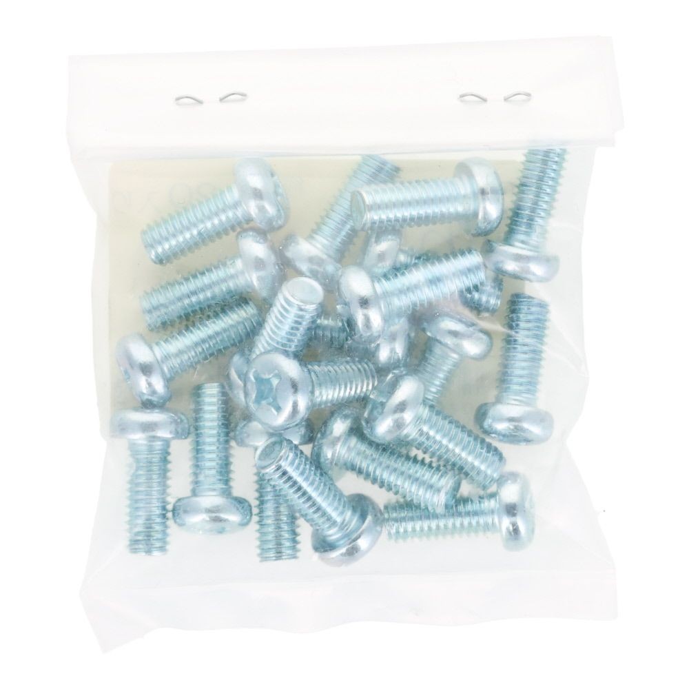 ユニクロ　小ねじ　鍋　Ｍ６&times;１５　２０個入り, 小ねじ, M6&times;15