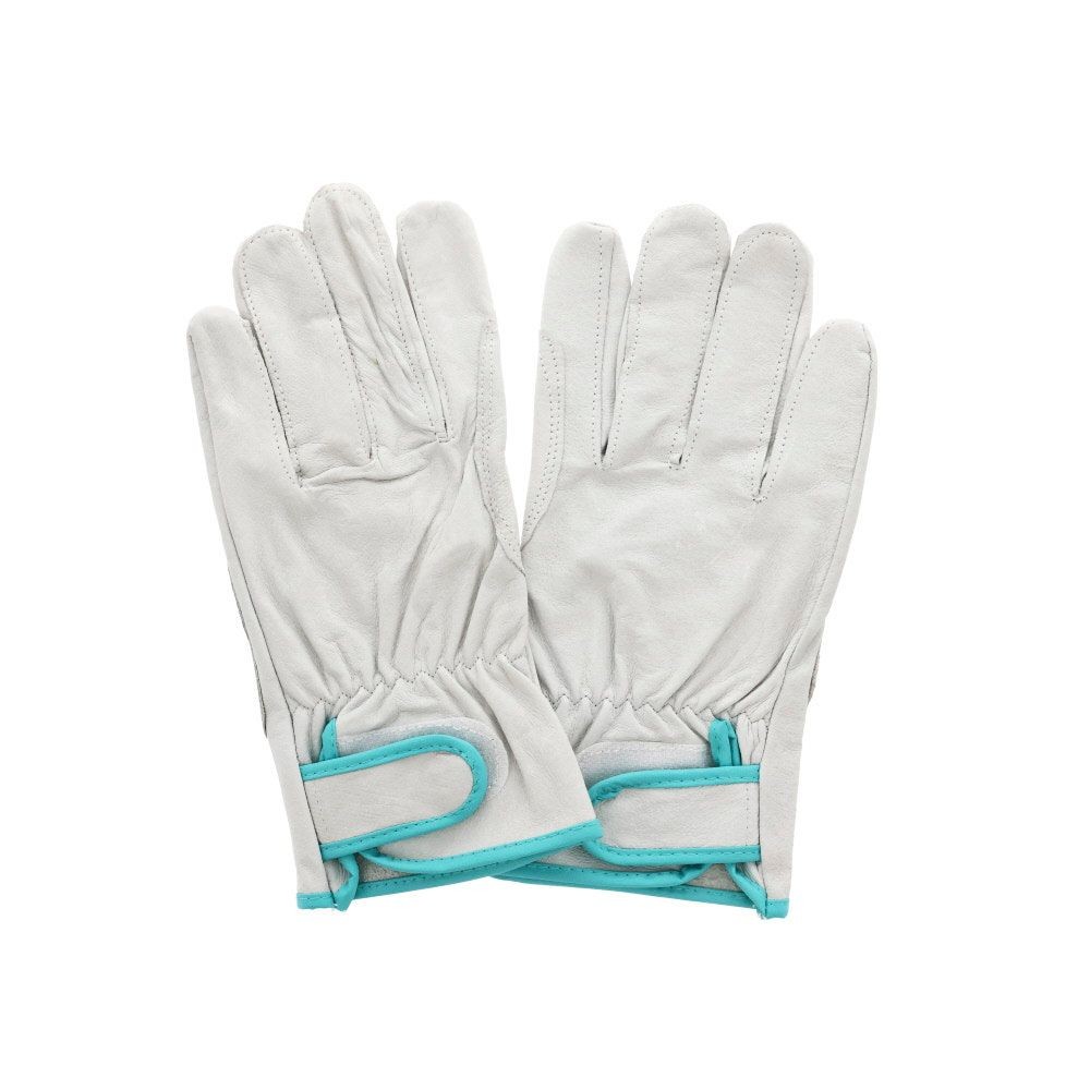 豚革　着脱テープアテツキ手袋　1双入り, ホワイト（M）, Mサイズ