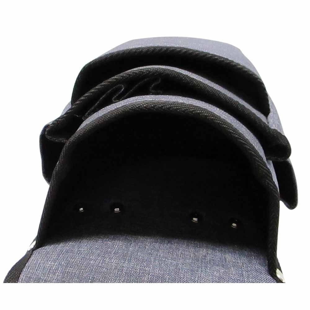 WIZ'A ウィザ 腰袋3段 WZB-004BL, ブラック, 3段