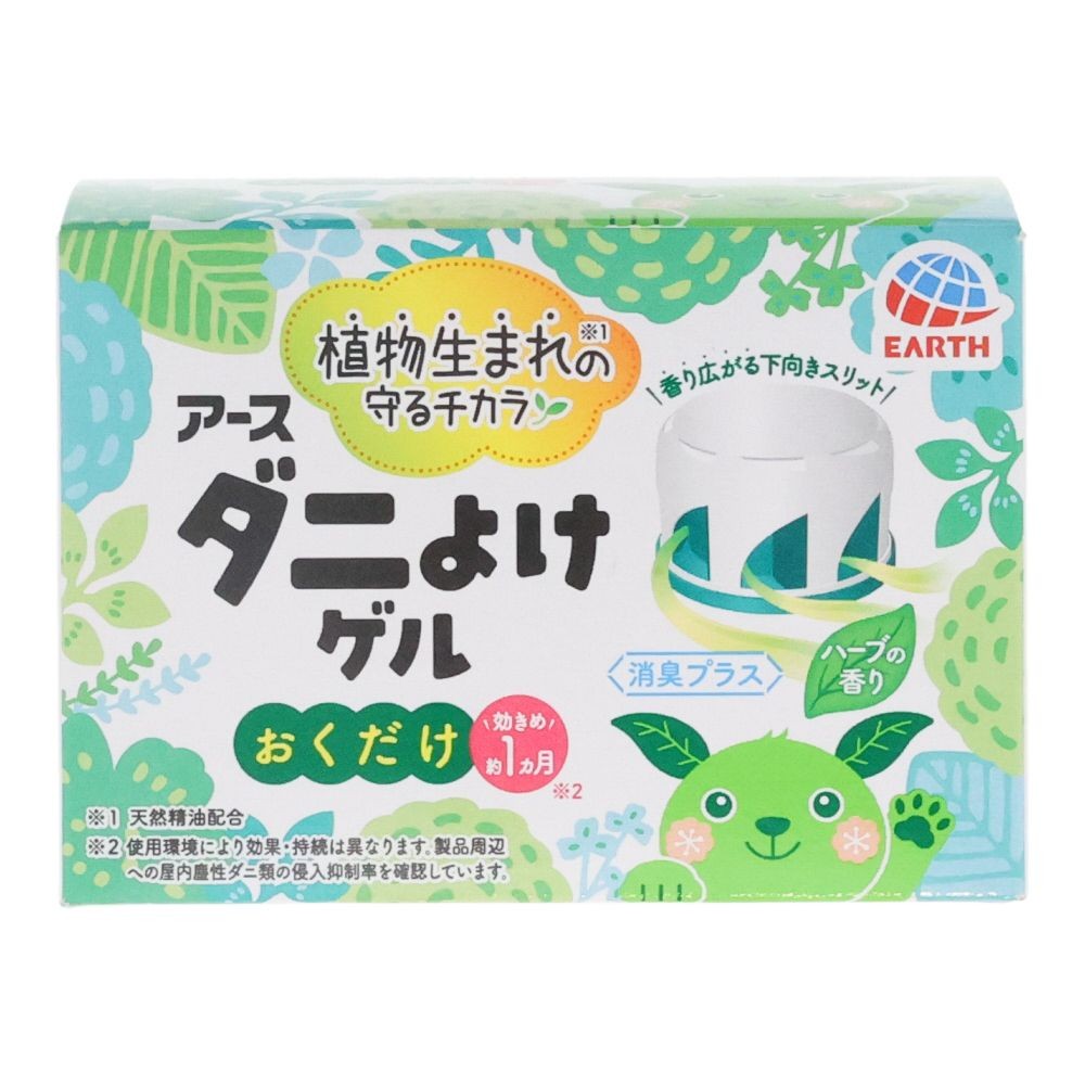 アース　ダニよけゲルおくだけ  ハーブの香り, ダニ用, 110g
