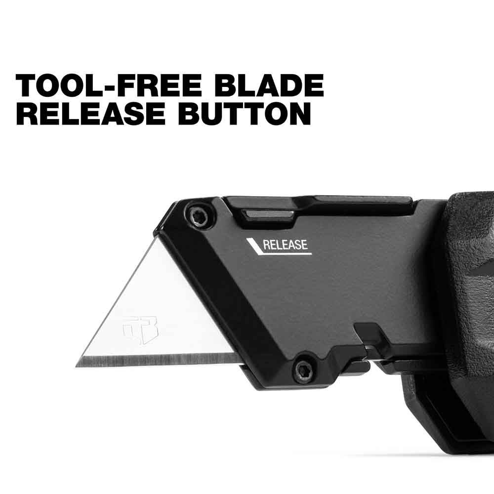 TOUGHBUILT（タフビルト）　5in1 電工用フォールディングユーティリティナイフ　TB-H4-12-IM , 黒, TB-H4-12-IM