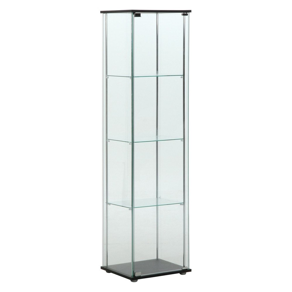 ガラスコレクションケース4段【メーカー直送・代引不可】, クリア, 4段