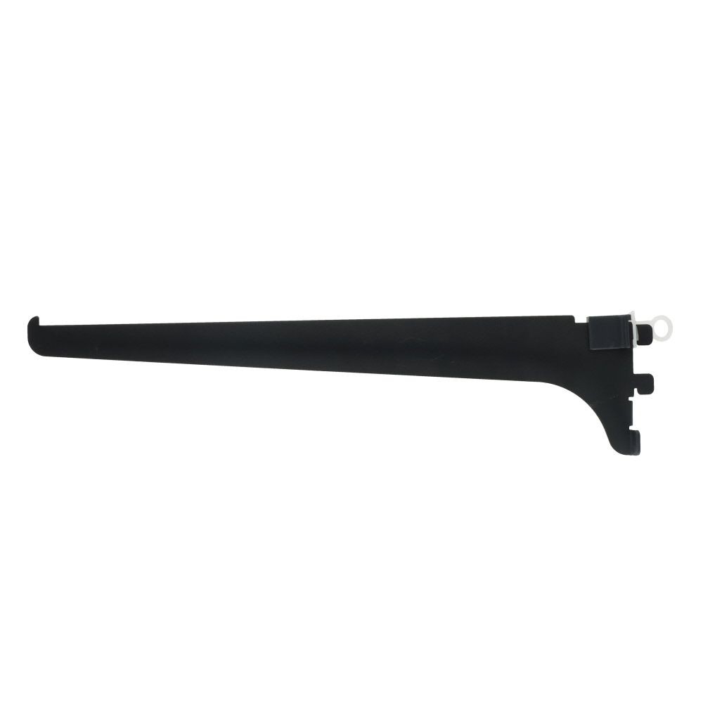 ＷＡＫＩ　ピラシェル　棚受　３００ｍｍ　黒, ブラック, 1個入り
